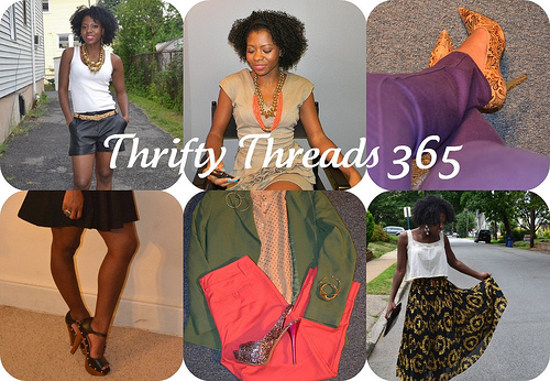 thrifty threads 365, thrift shopping challenge, shopping challenge