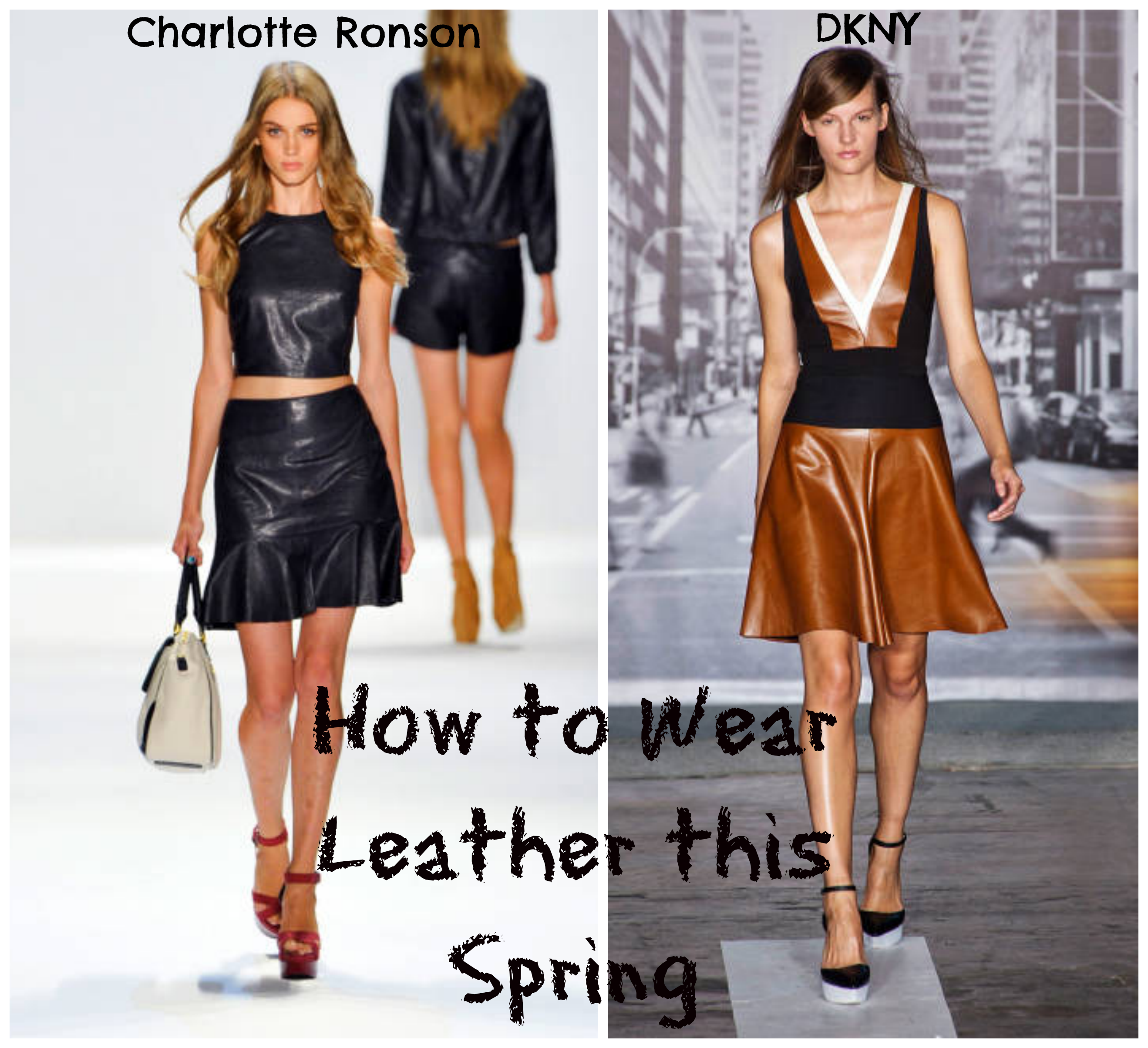 3 Ways to Style a Leather Skirt for Spring | Looking Fly on a Dime