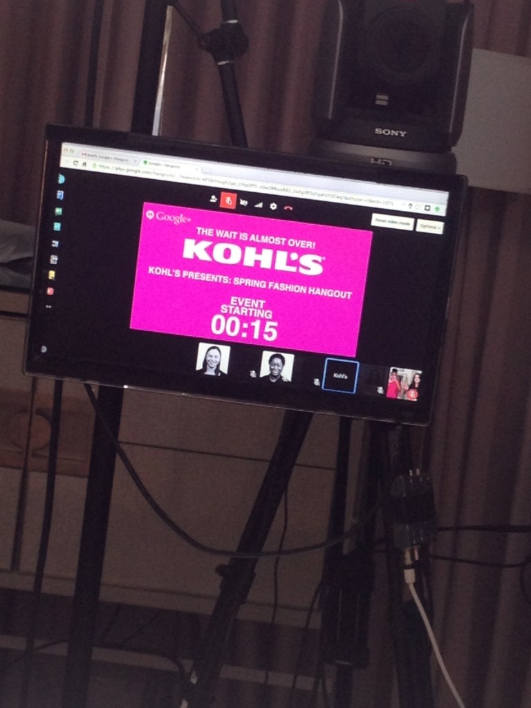 Kohl's Google+ hangout with Patrice J. Williams