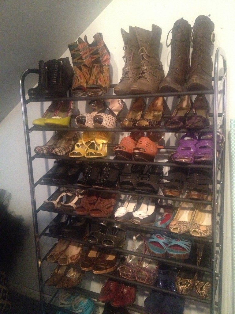 how to store shoes, target shoe rack