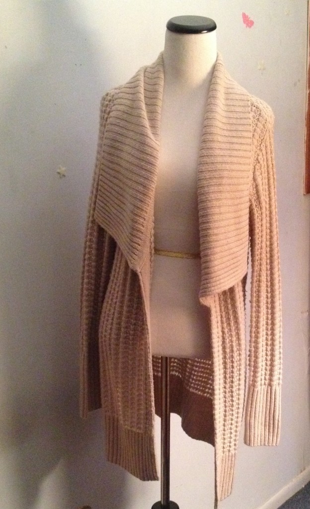 banana republic cardigan, open front cardigan, cable knit sweater