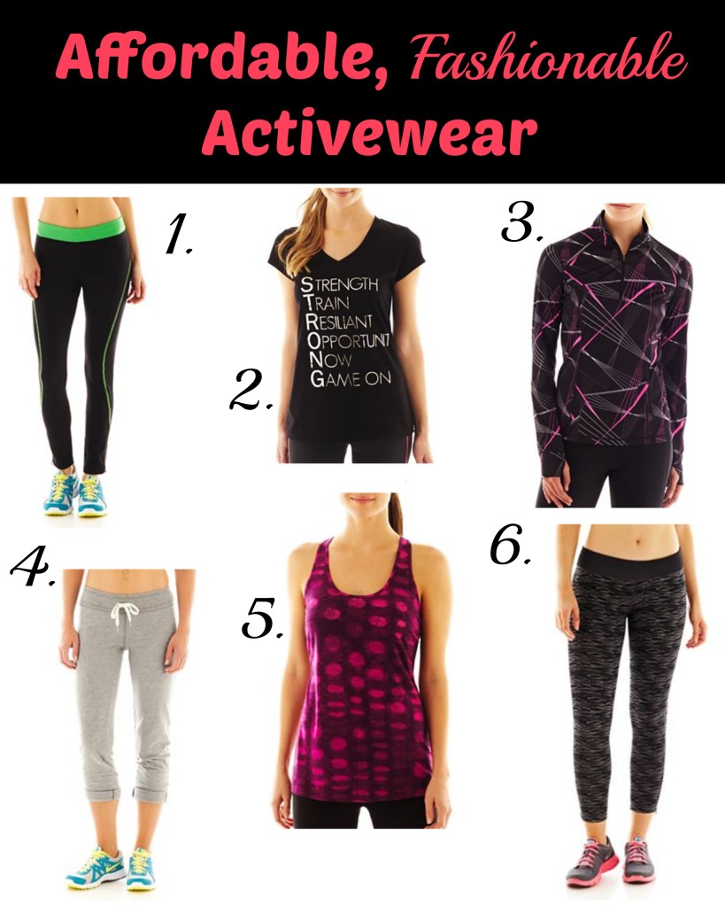 Affordable, fashionable workout gear