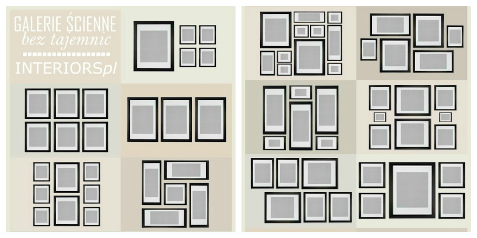 How To Create A Wall Collage Of Picture Frames