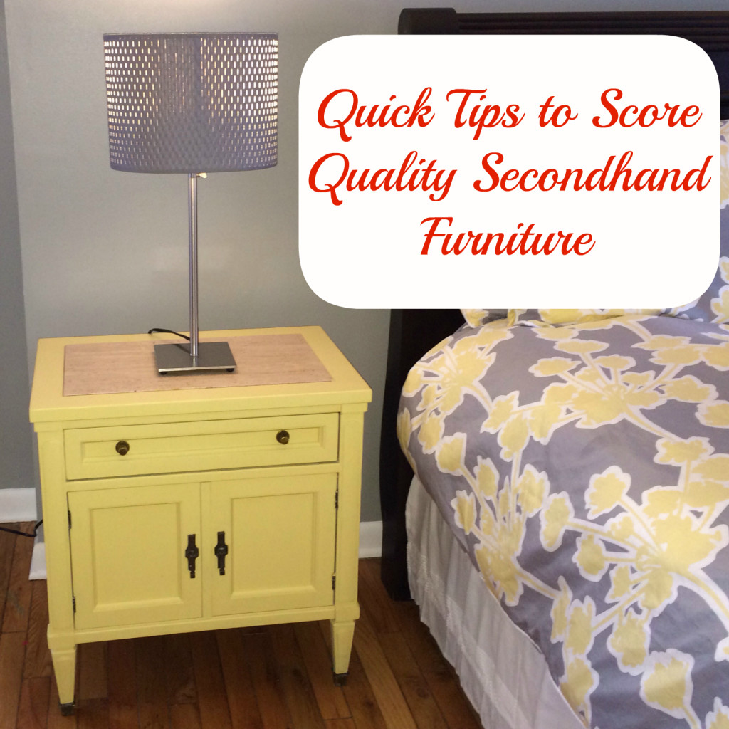 5 Tips to Score Quality Thrift Store Furniture