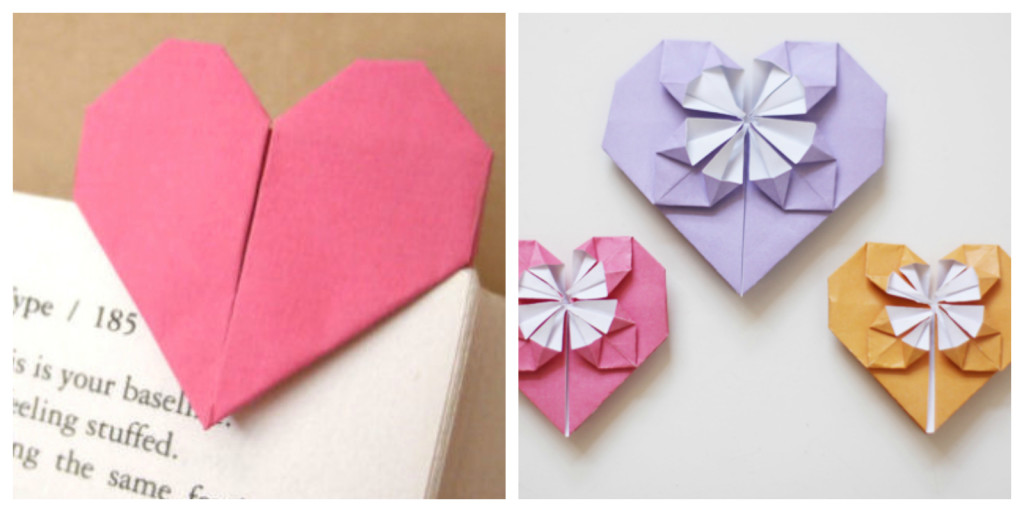 DIY origami heart