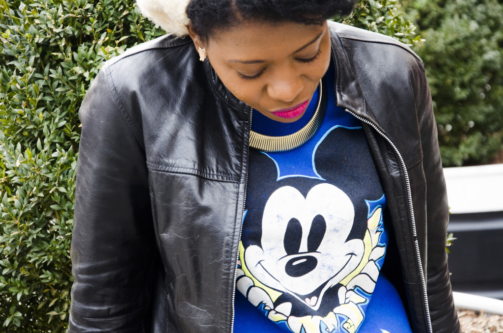 Thrifty Threads 365: vintage Mickey Mouse and statement necklace