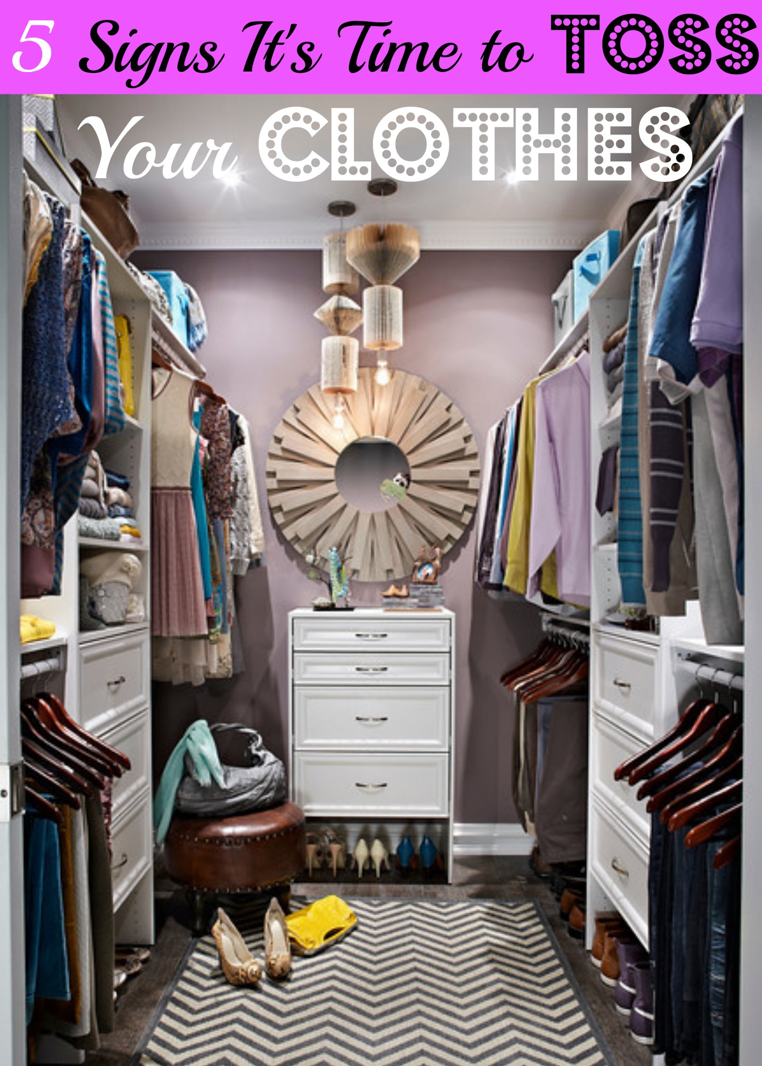 5 tips for cleaning out your closet
