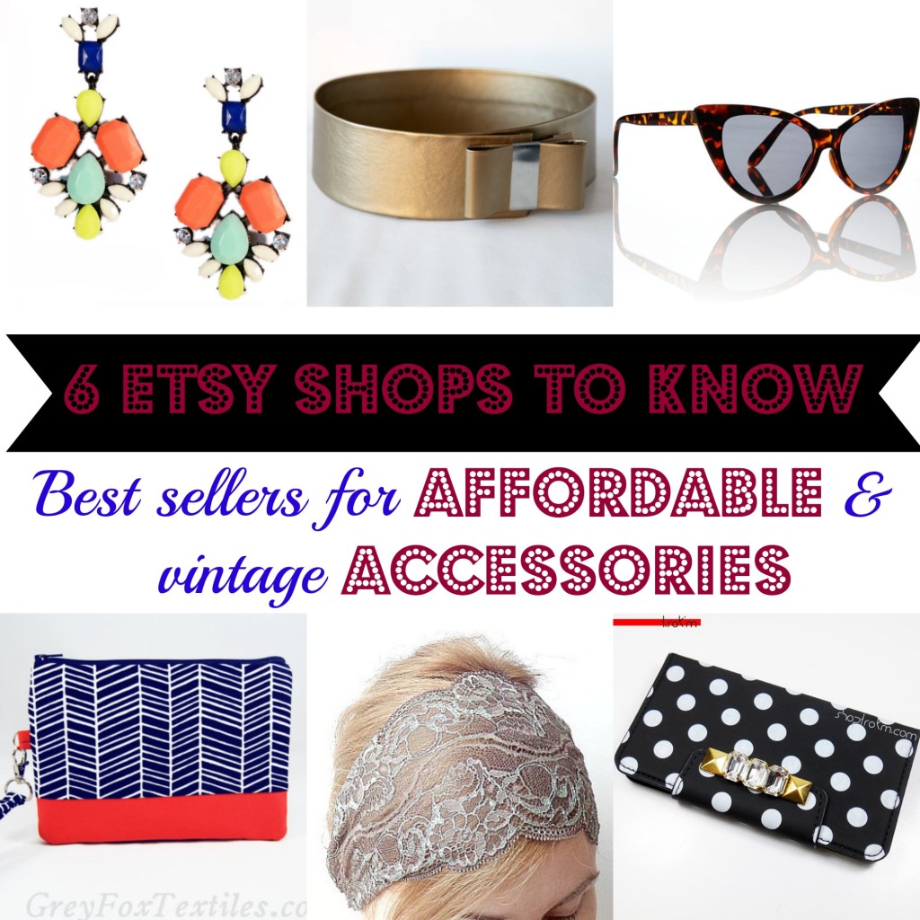 6 Etsy Shops to Know: affordable and vintage accessories