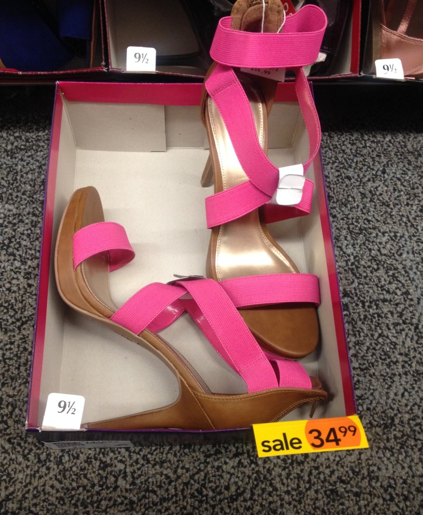 Payless strappy heels, affordable summer shoes