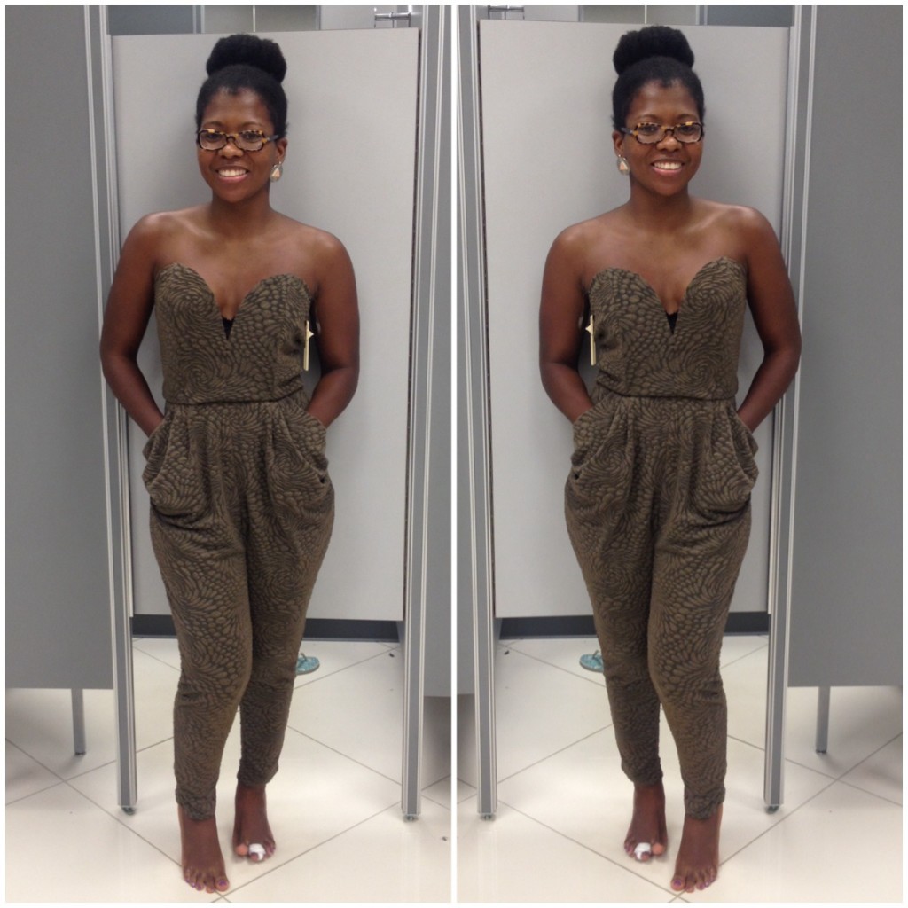 looking fly on a dime, thrifty threads, joyce leslie jumpsuit