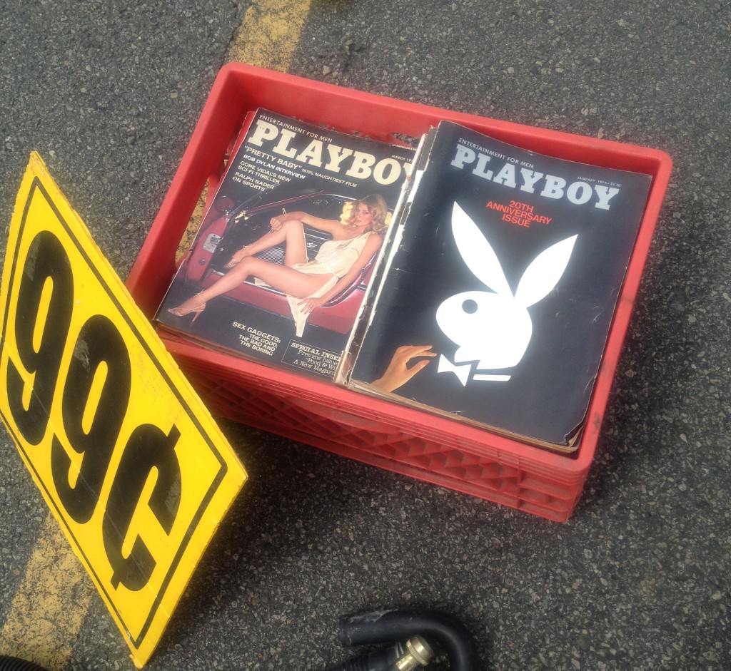 Meadowlands Flea Market: vintage Playboy magazines