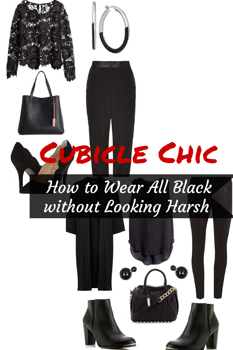 How to make an all-black outfit more interesting