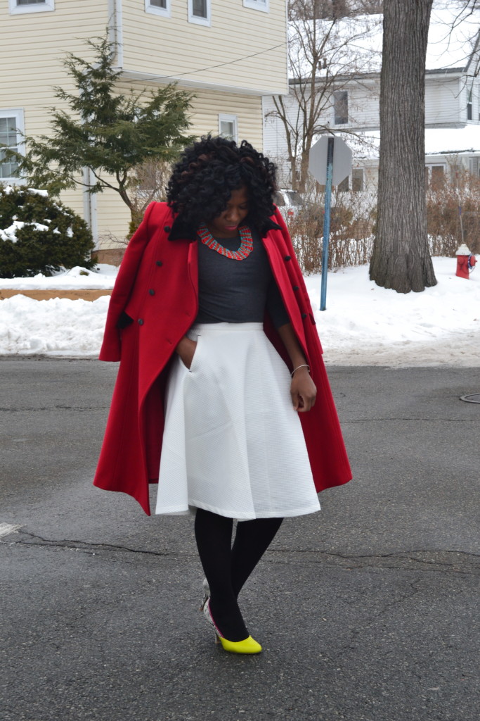 vintage-christian-dior-coat-forever-21-dress-white-aline-skirt-quilted-skirt