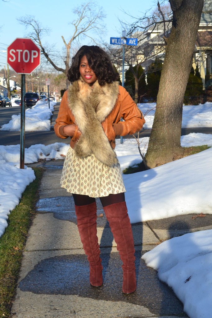 Thrifty Threads: Styling Over the Knee Boots