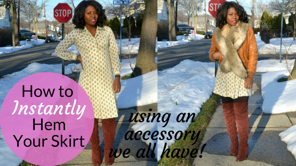 Fashion Hack to Hem Your Dress in Seconds