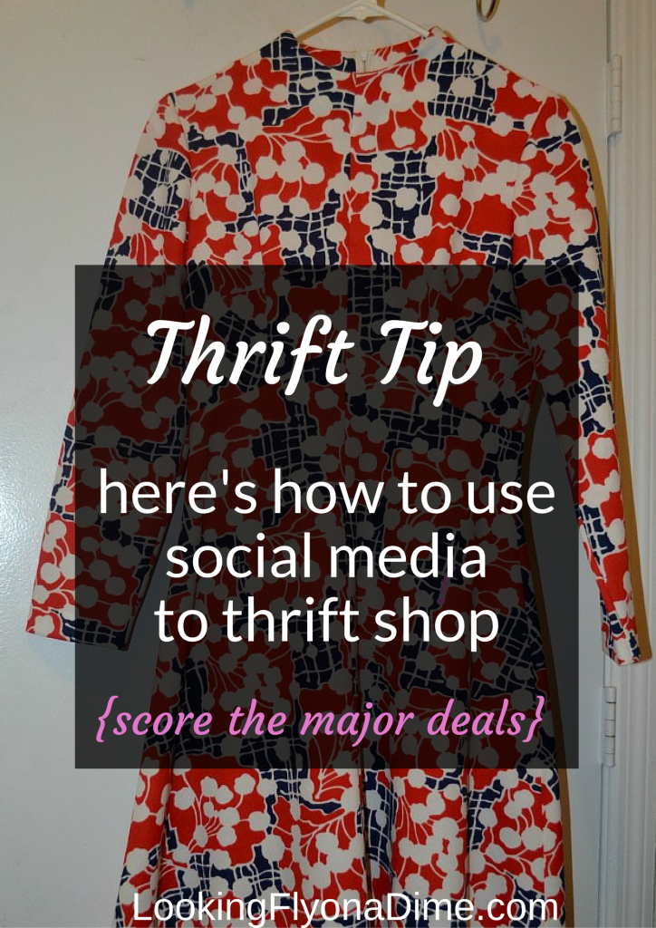Thrift Shopping Haul - Plus How to Use Social Media to Thrift
