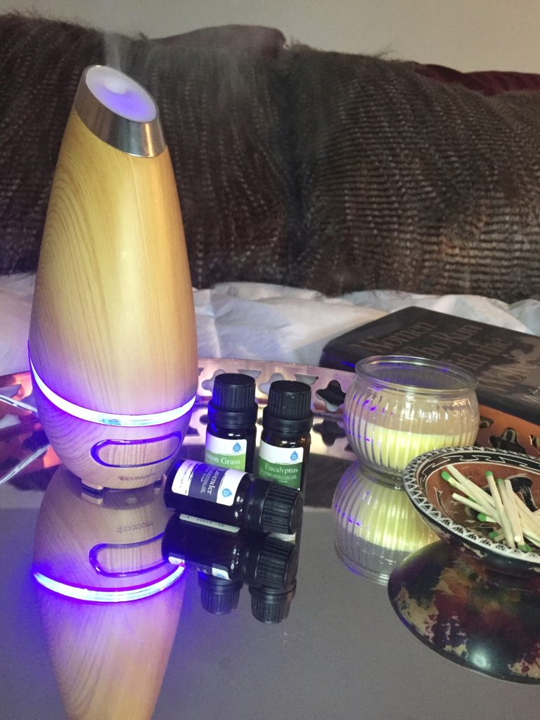 Aromatherapy diffuser and essential oils