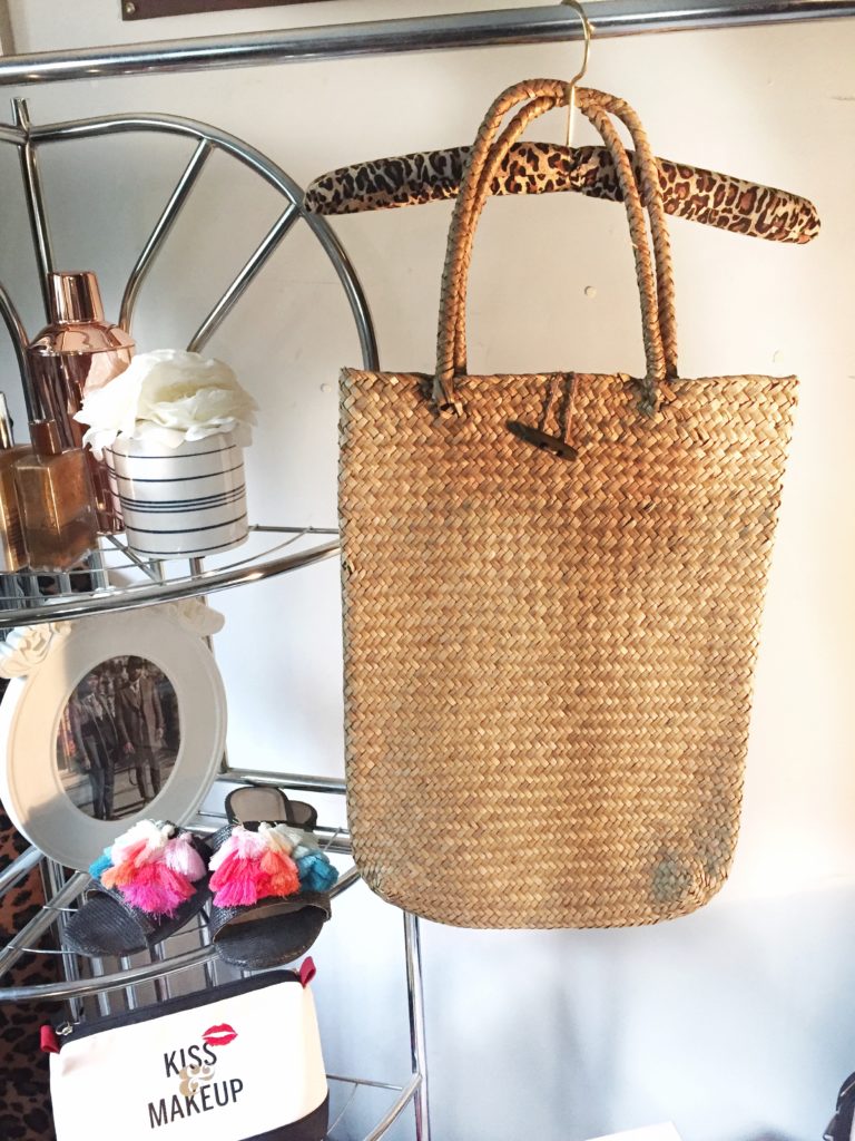 Looking Fly on a Dime: straw summer bag 
